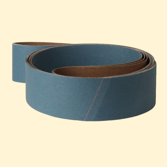 6 x 89 inch Aluminum Zirconium A/Z Ywt Edge Sanding Belt