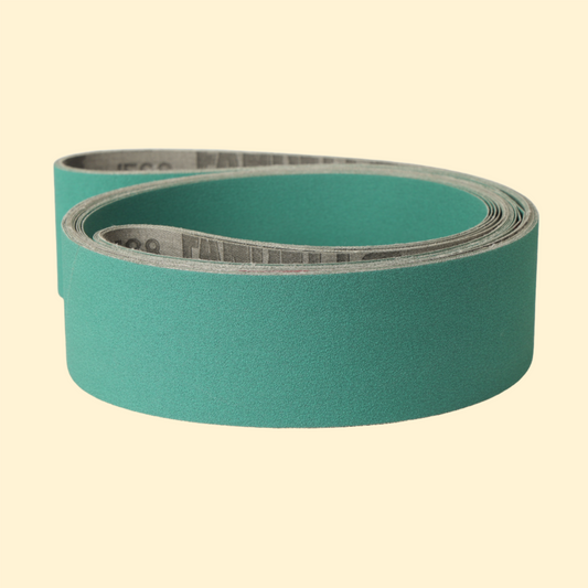 1 x 30 inch Aluminum Oxide AO  Sanding Belt  Contour Flex Top-Lubed Cool Cut